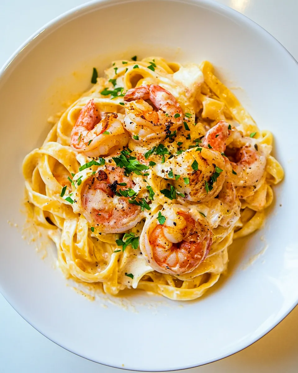 Easy Cajun Shrimp Fettuccine Alfredo recipe photo