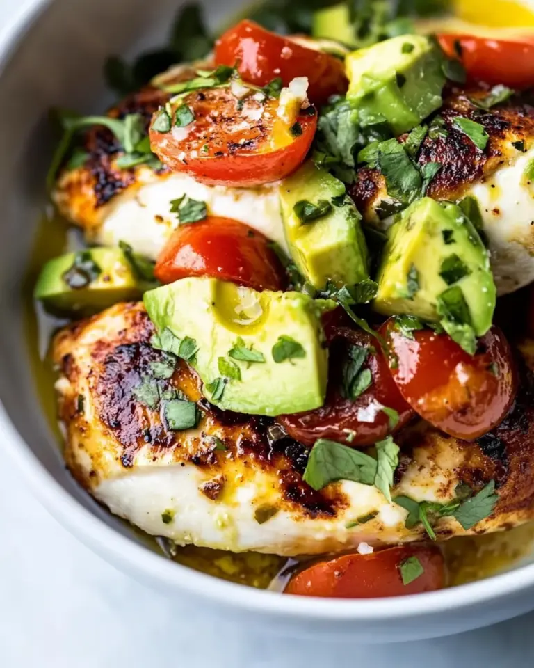 Homemade California Avocado Chicken photo
