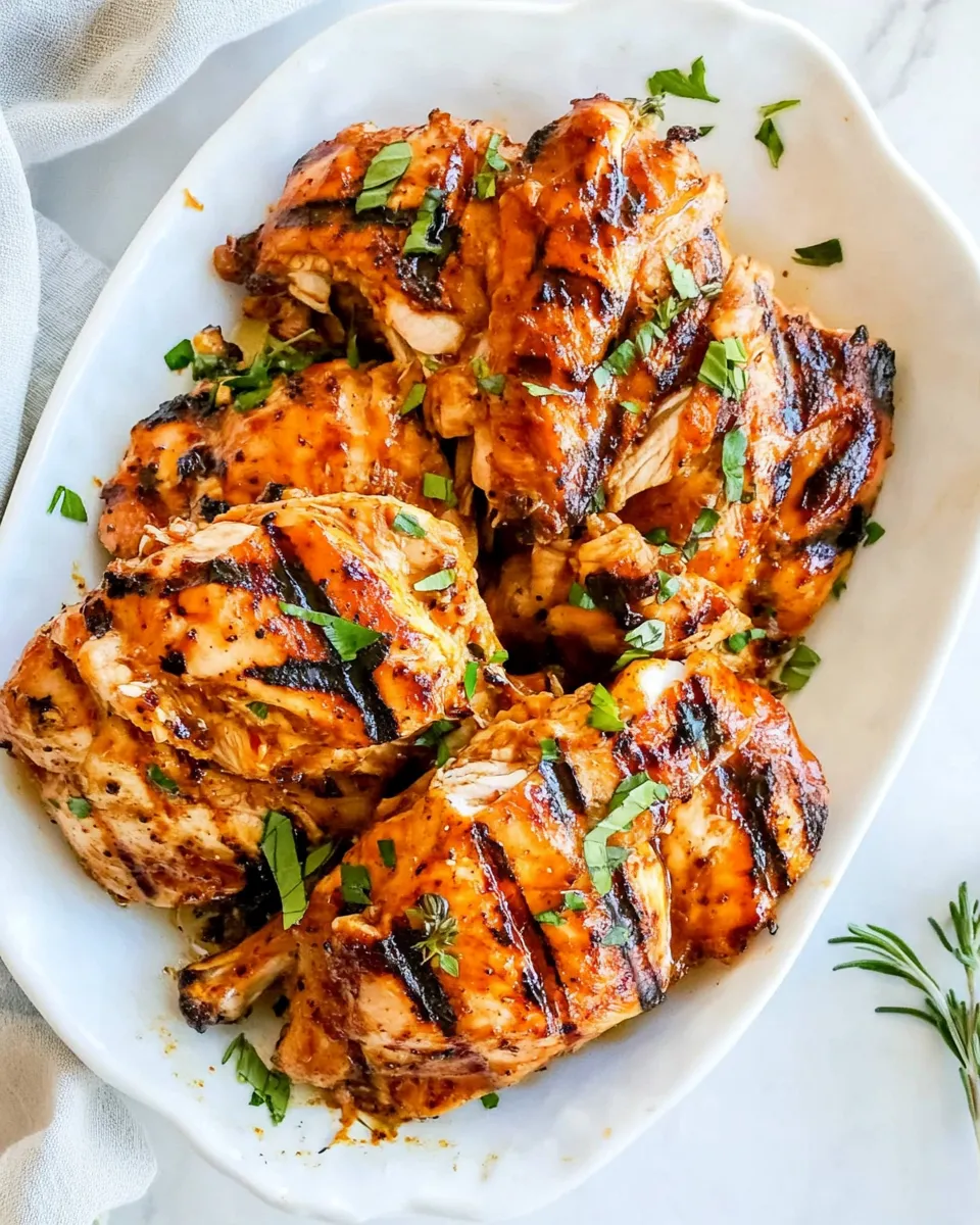 Delicious California Grilled Chicken plate image