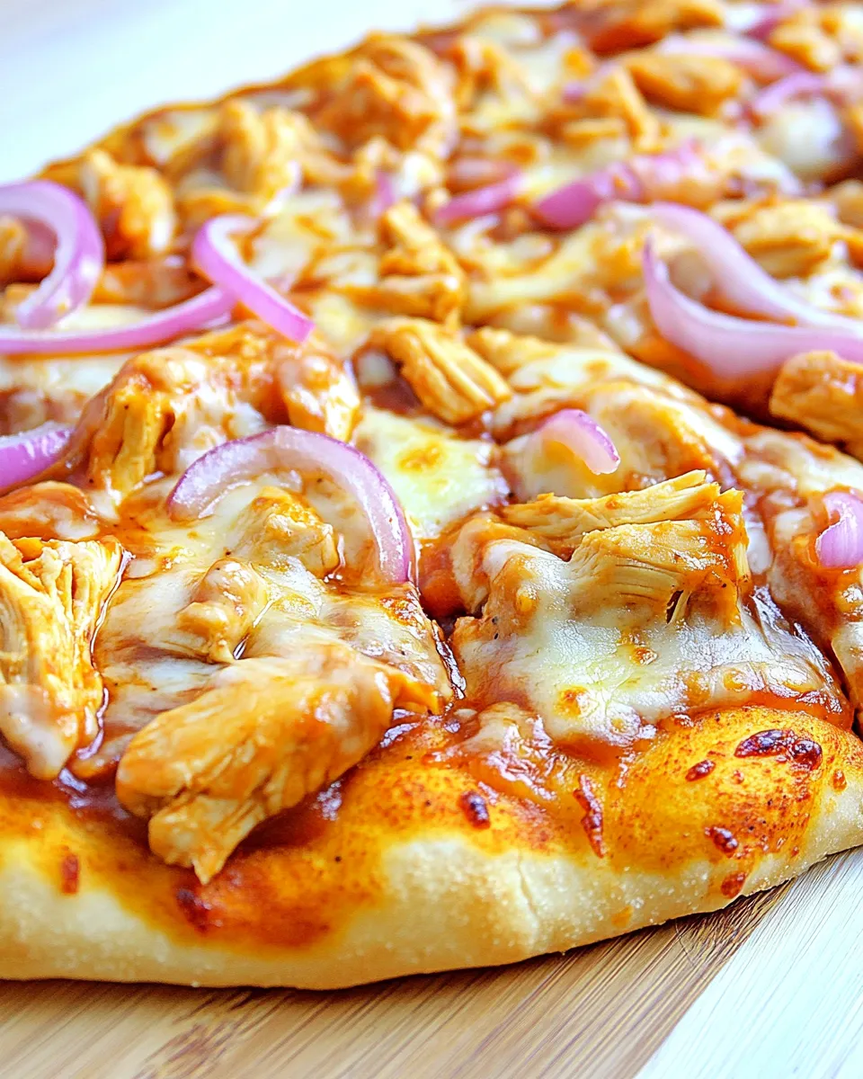 Classic California Pizza Kitchen BBQ Chicken Pizza (Copycat Recipe) recipe image