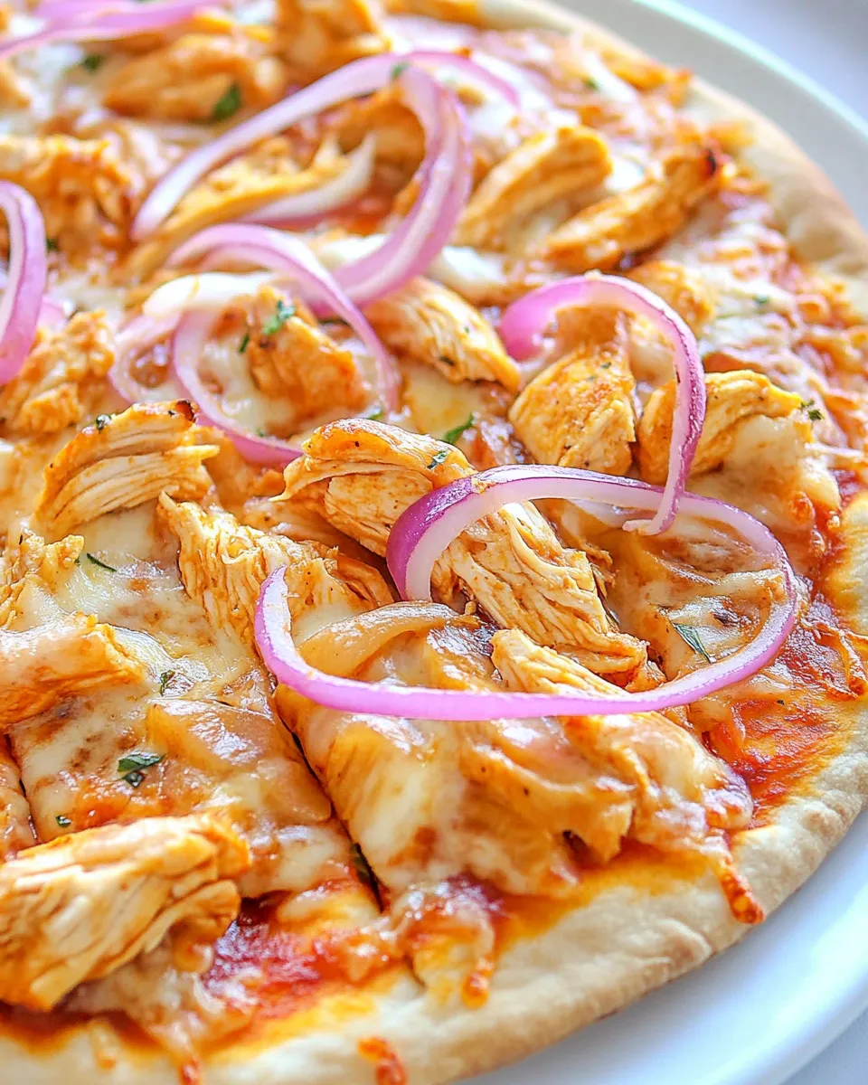 Easy California Pizza Kitchen BBQ Chicken Pizza (Copycat Recipe) dish photo