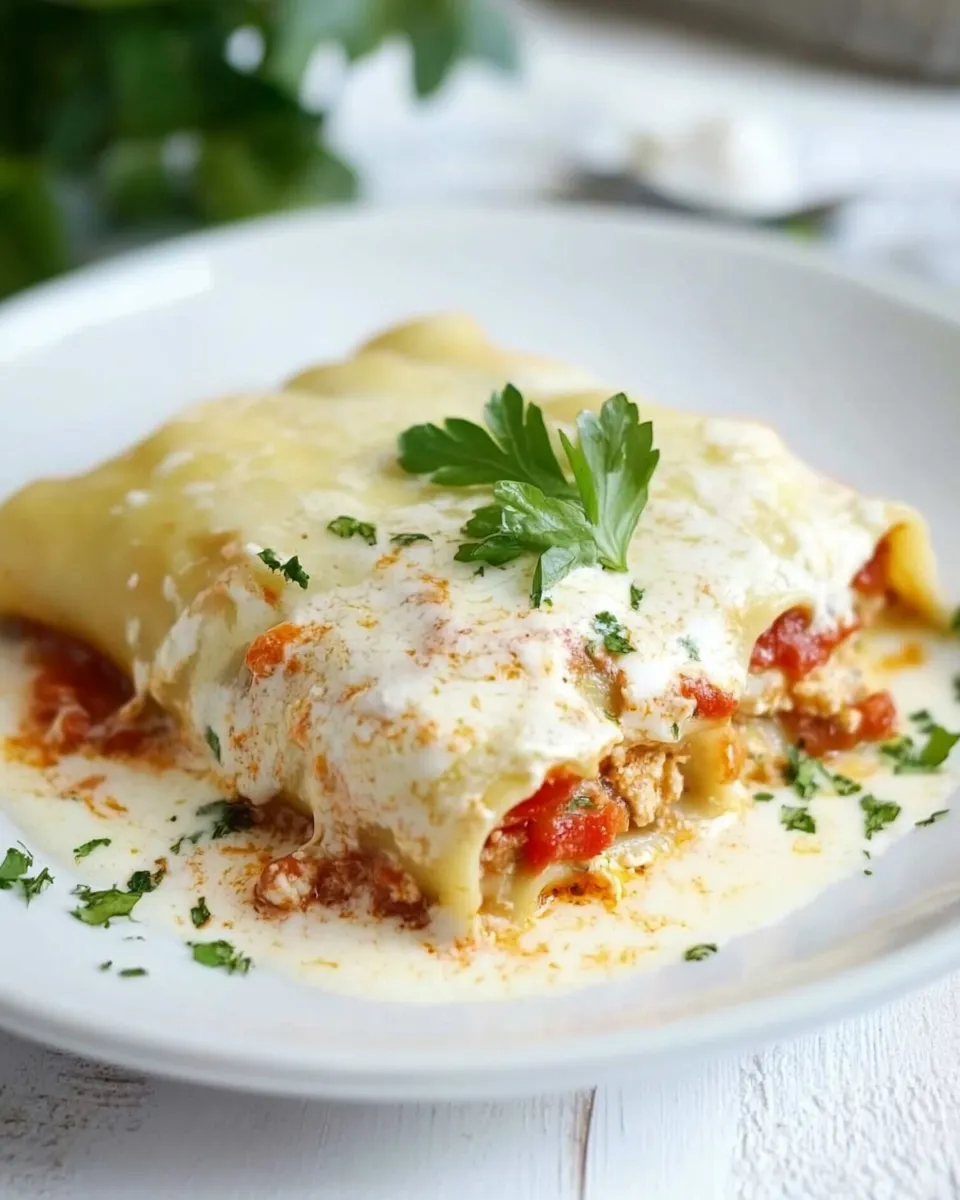 Classic Canelones a la Dominicana (Dominican-Style Cannelloni) image