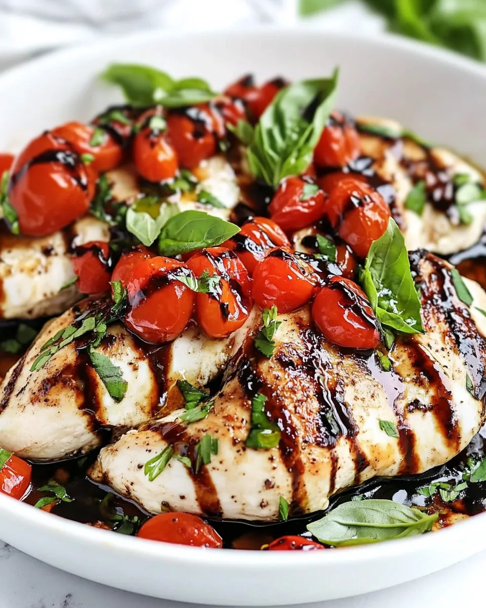Delicious Caprese Chicken Skillet plate image
