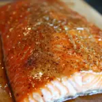 Homemade Cedar Plank Spice-Rubbed Salmon dish photo