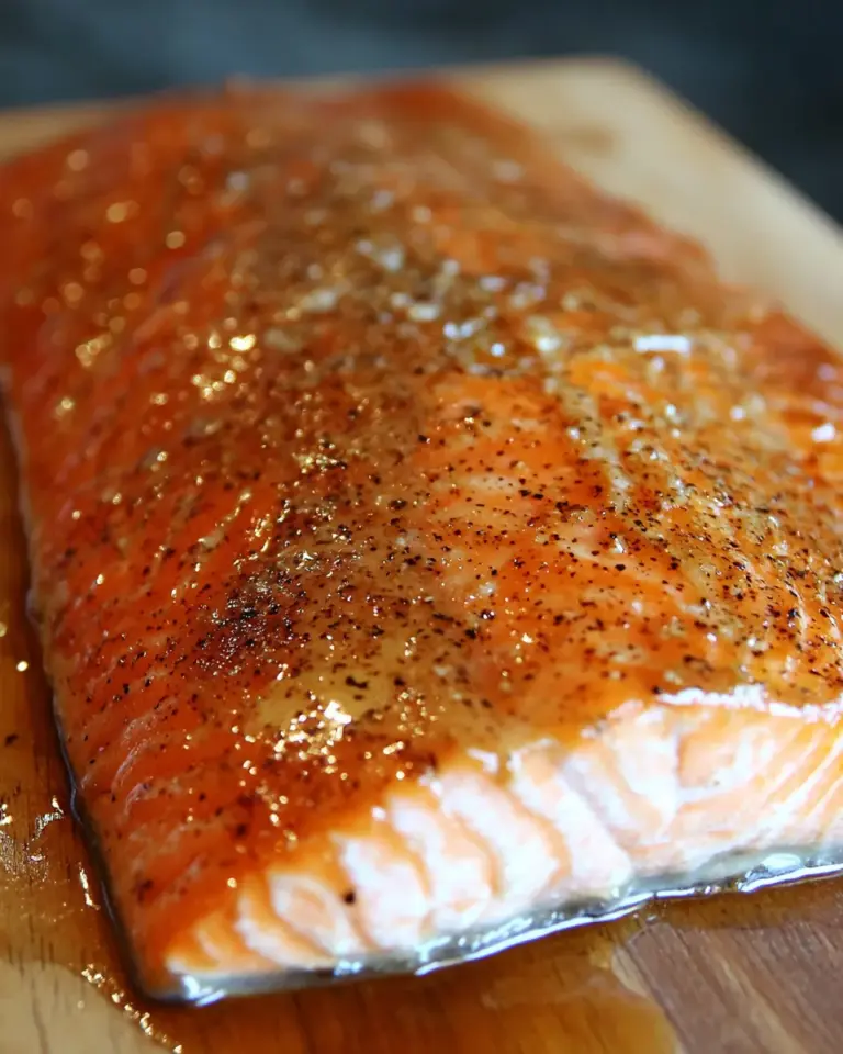 Homemade Cedar Plank Spice-Rubbed Salmon dish photo