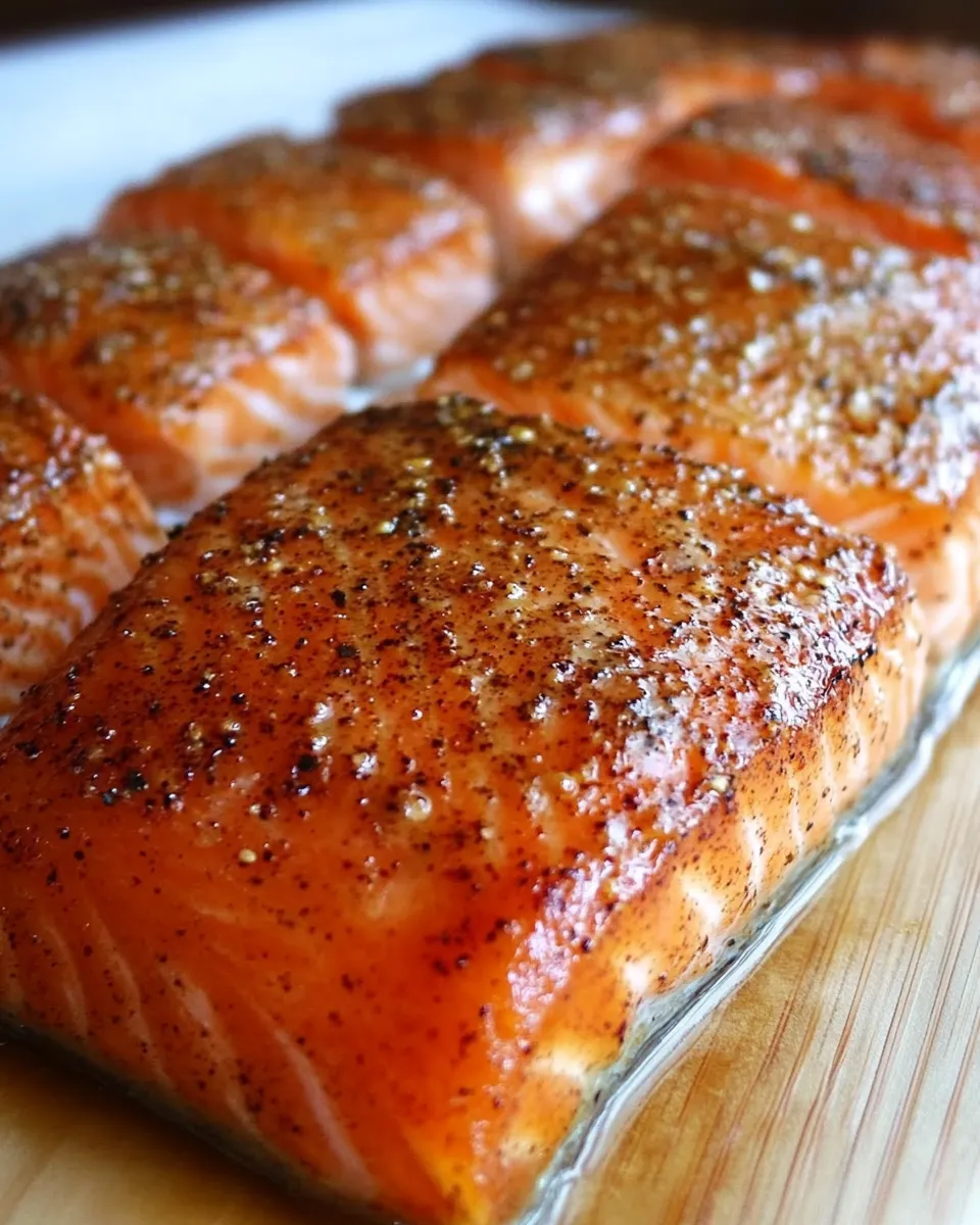 Classic Cedar Plank Spice-Rubbed Salmon recipe photo
