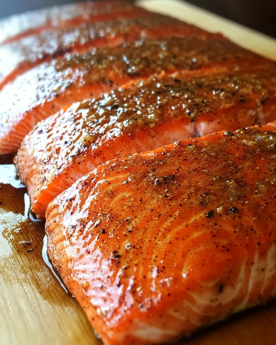 Easy Cedar Plank Spice-Rubbed Salmon plate image