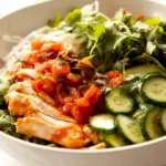 Homemade Charred Tomato Salsa Chicken Bowl Recipe photo