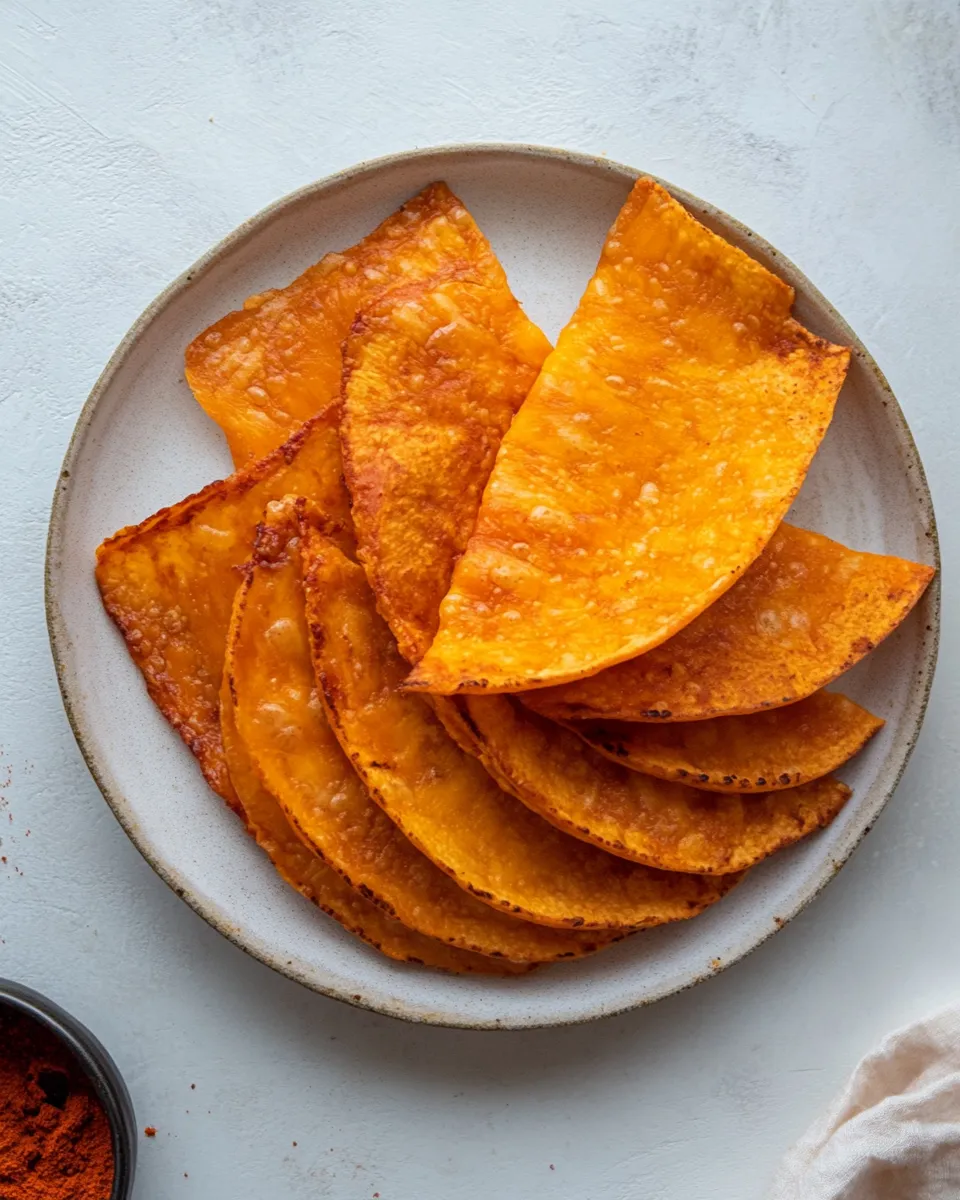 Classic Cheese Taco Shells recipe photo