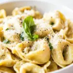 Homemade Cheese Tortellini in Garlic Butter Sauce photo