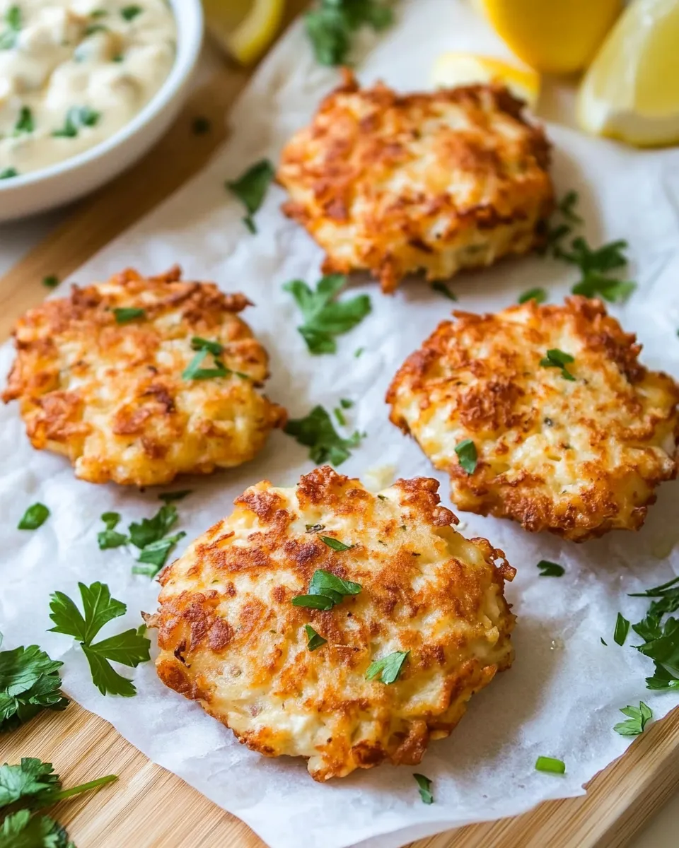 Classic Cheesy Chicken Fritters image