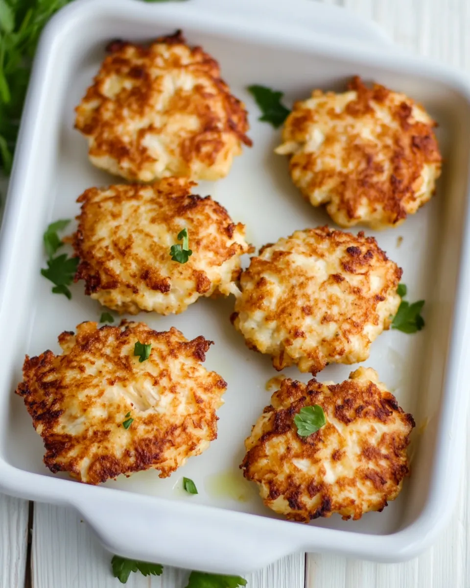Delicious Cheesy Chicken Fritters dish photo