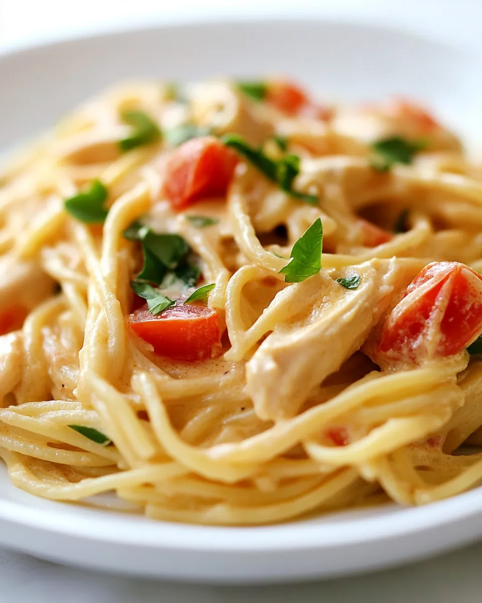 easy Cheesy Chicken Spaghetti Recipe picture