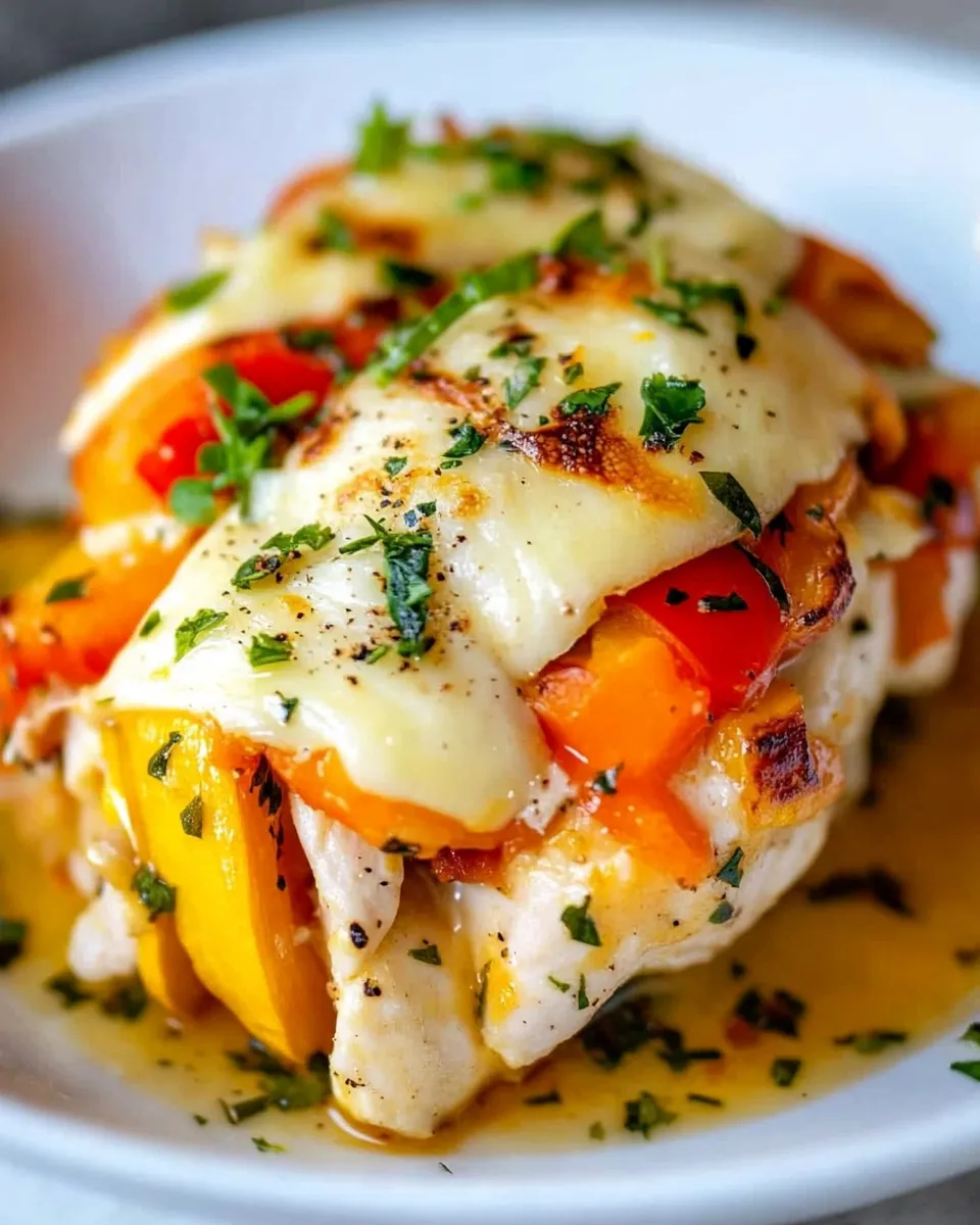 Easy Cheesy Summer Squash Stuffed Chicken recipe photo