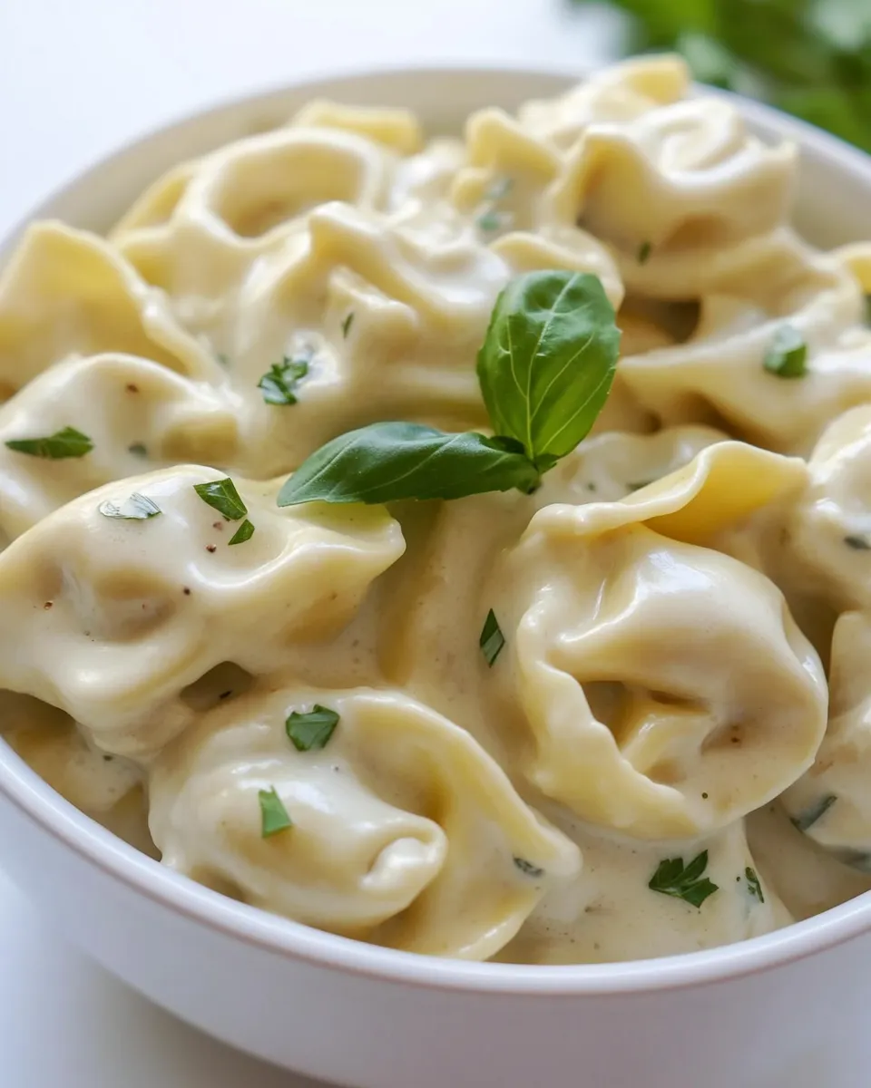 Homemade Cheesy Tortellini Pasta photo