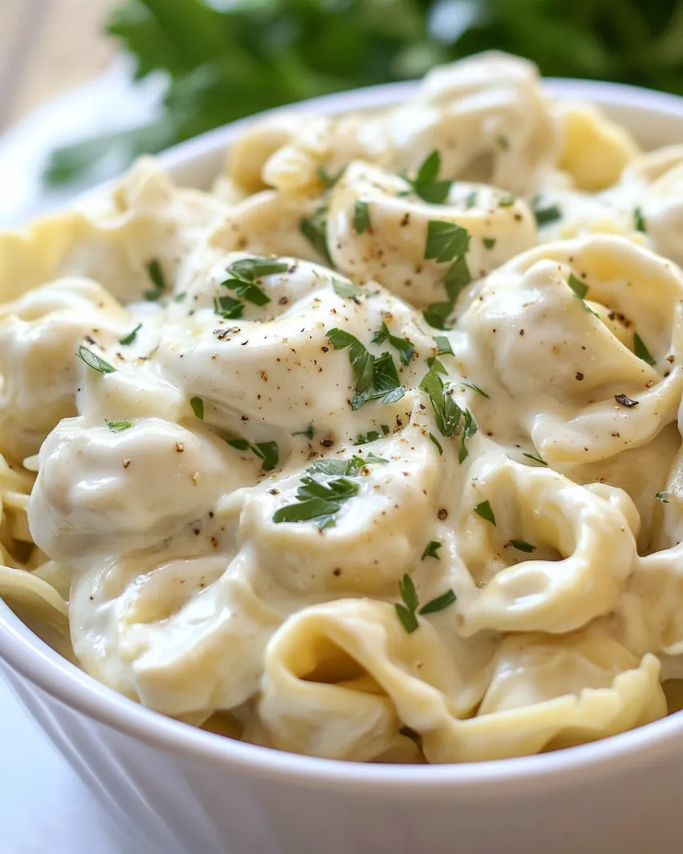 Classic Cheesy Tortellini Pasta image
