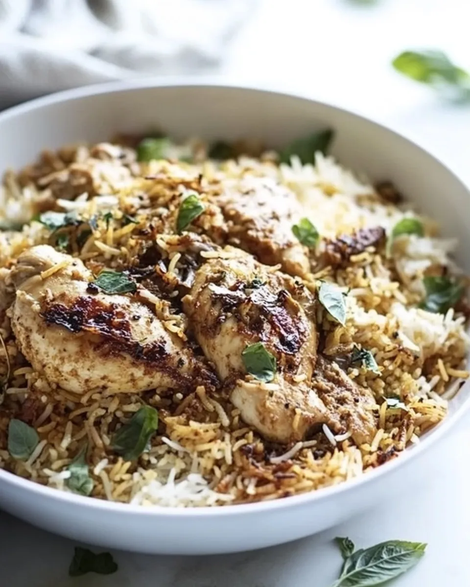 Delicious Chicken Biryani Recipe shot