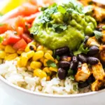 Homemade Chicken Burrito Bowl recipe photo
