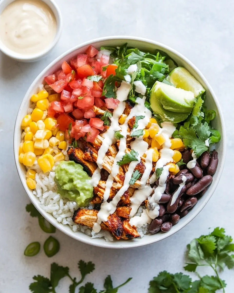 Classic Chicken Burrito Bowls (Chipotle Chicken Copycat) dish photo