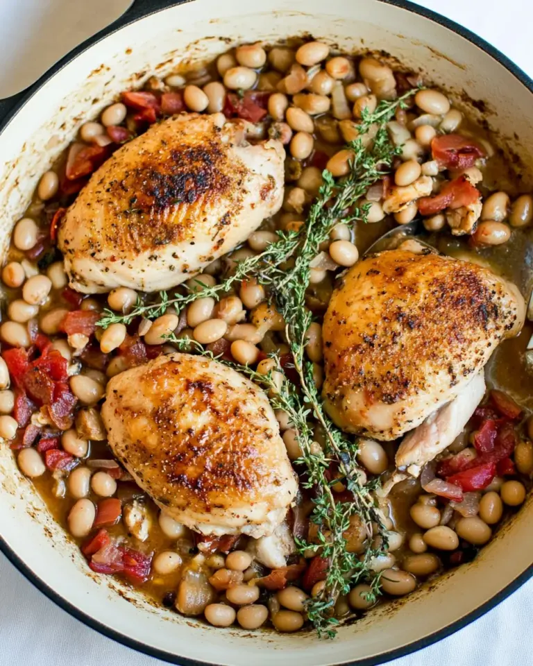Homemade Chicken Cannellini Bean Skillet photo
