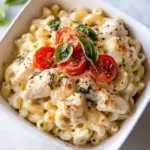 Homemade Chicken Caprese Macaroni and Cheese photo