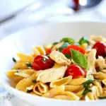 Homemade Chicken Caprese Pasta Salad Recipe photo