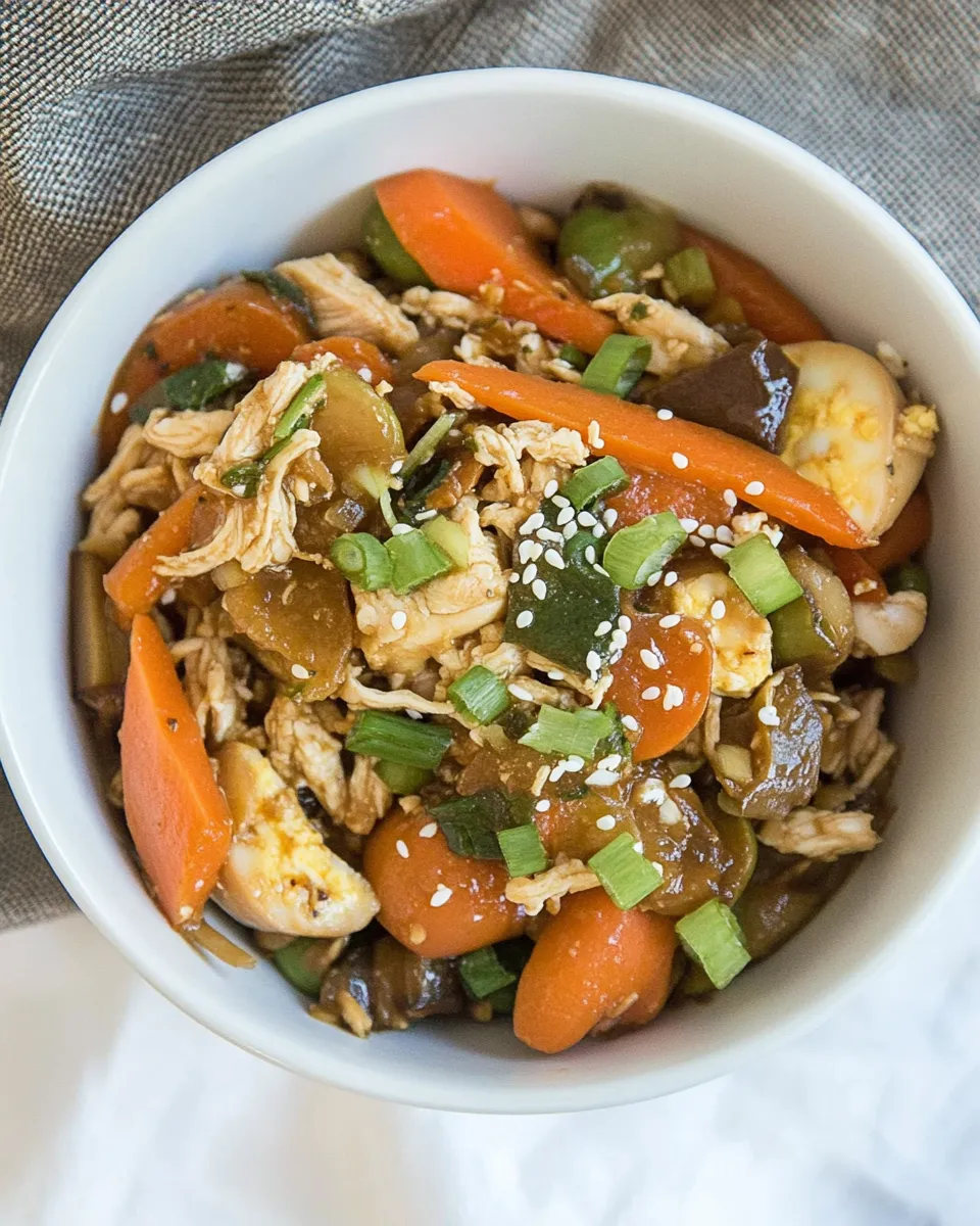 classic Chicken Egg Roll in a Bowl (Paleo, Whole30) image