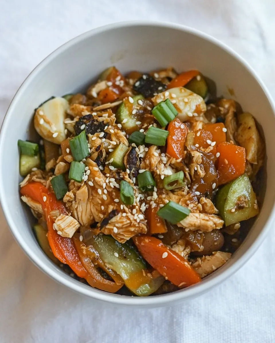 delicious Chicken Egg Roll in a Bowl (Paleo, Whole30) dish photo
