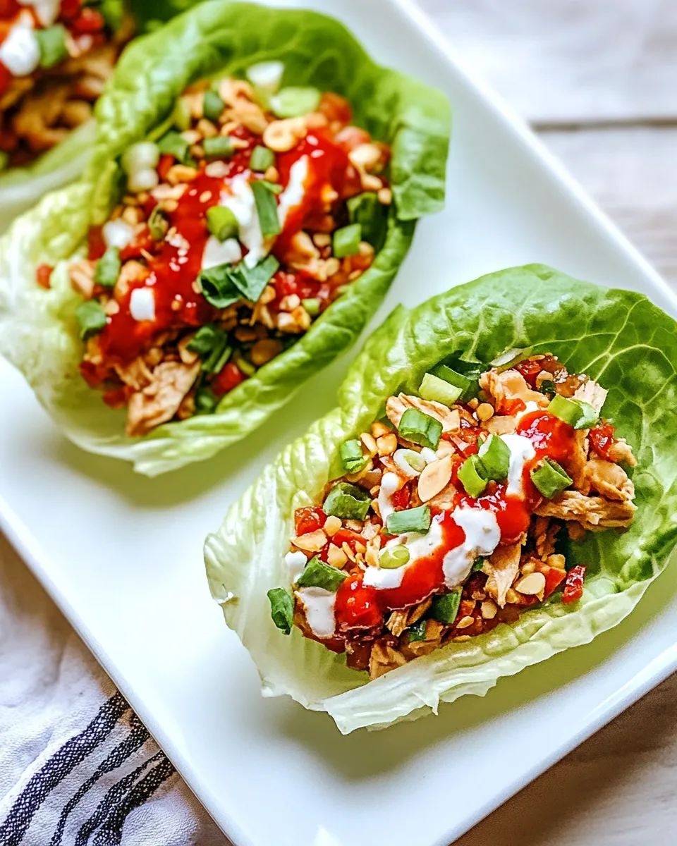 Classic Chicken Lettuce Wraps image