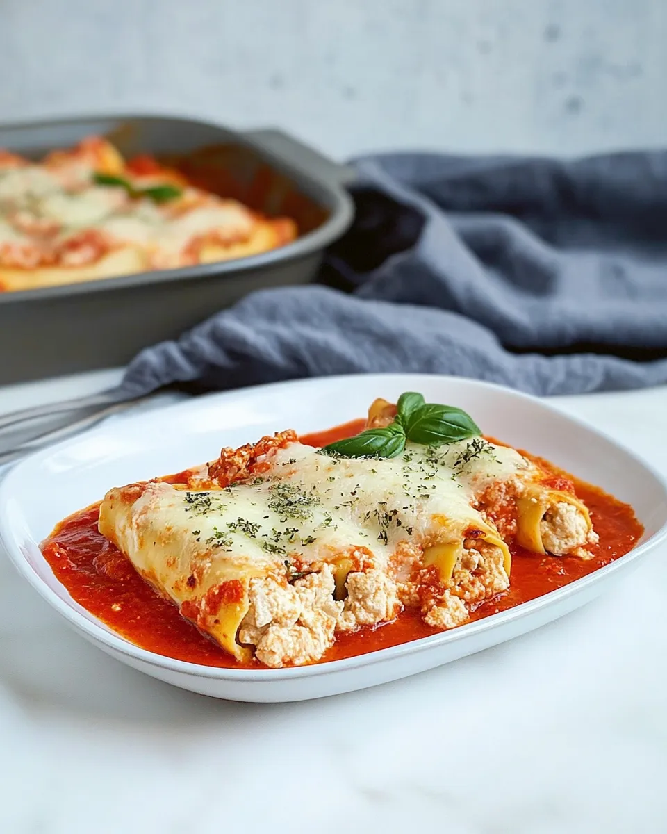 Homemade Chicken Manicotti photo