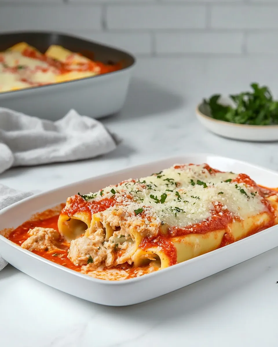 Classic Chicken Manicotti image
