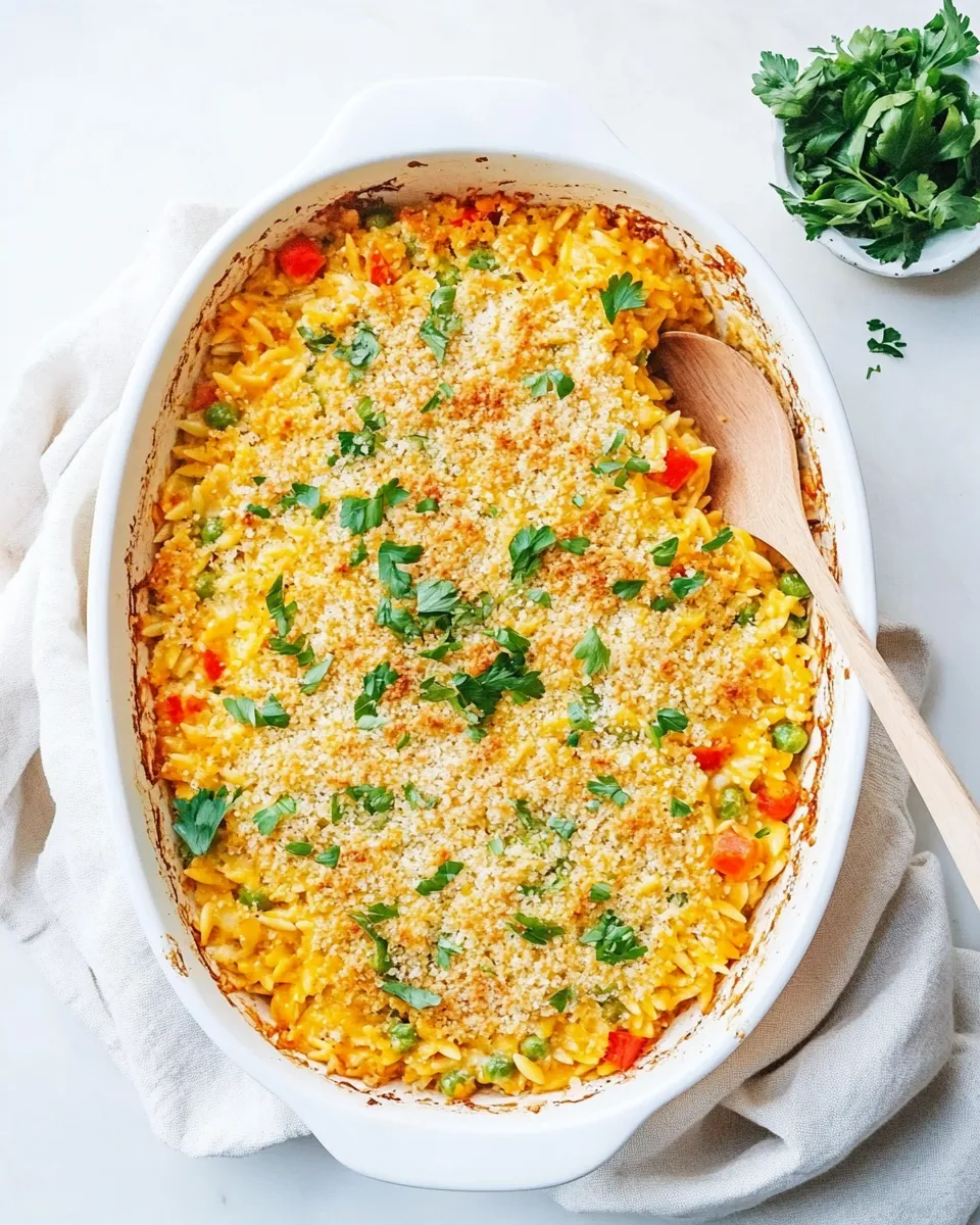 Classic Chicken Orzo Bake image