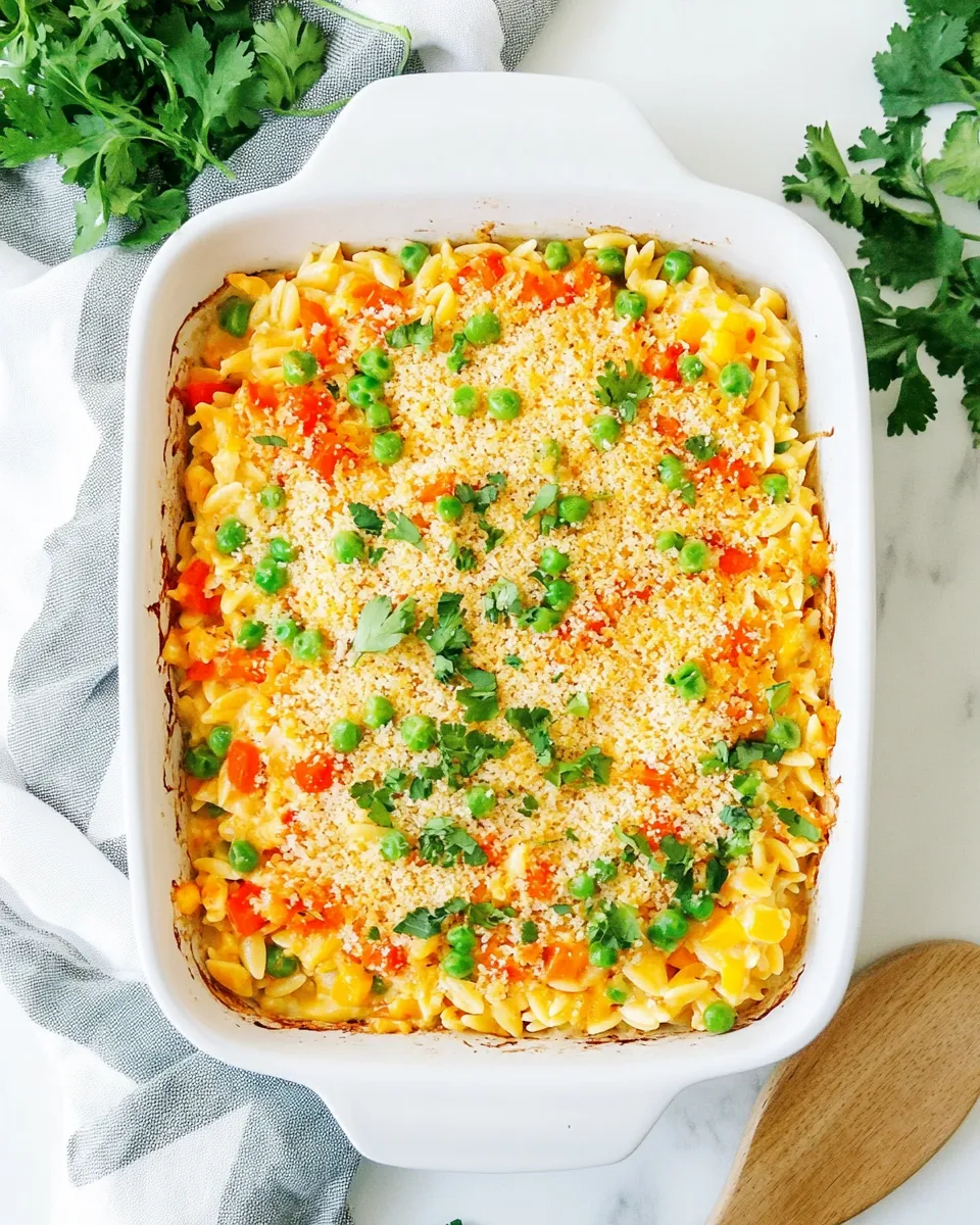 Delicious Chicken Orzo Bake dish photo