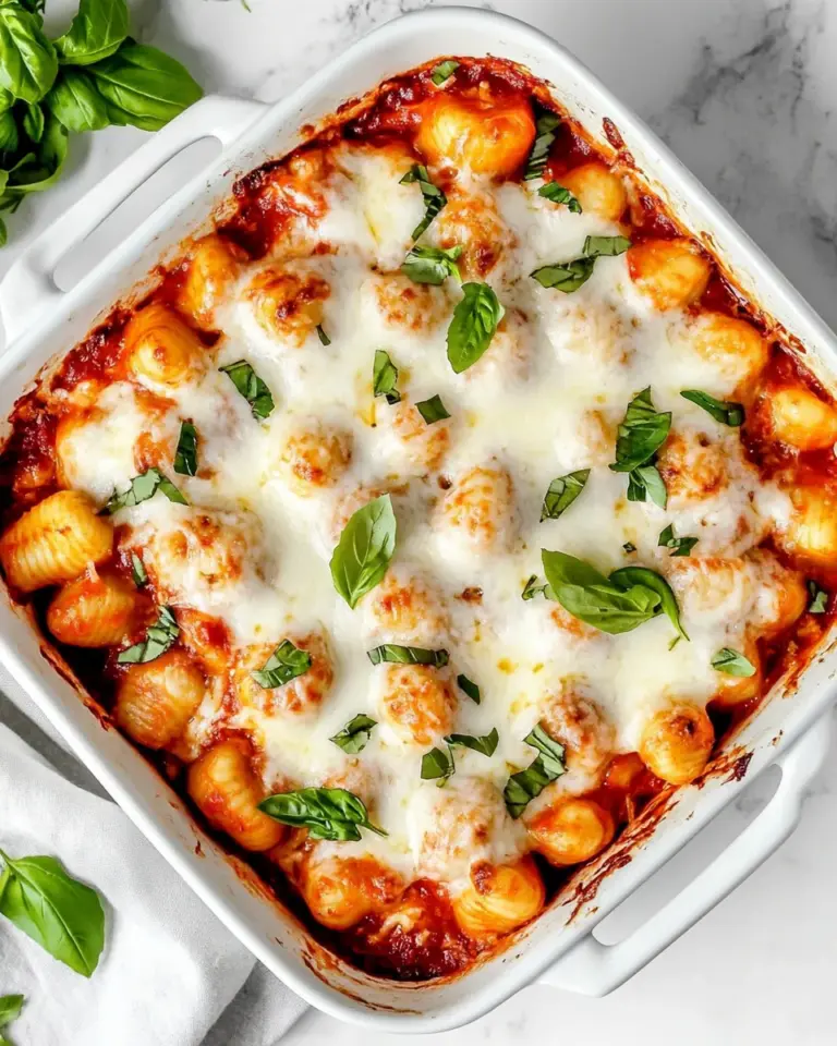 Homemade Chicken Parmesan Gnocchi Bake photo