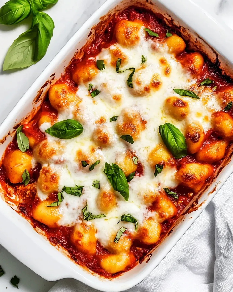 Classic Chicken Parmesan Gnocchi Bake image