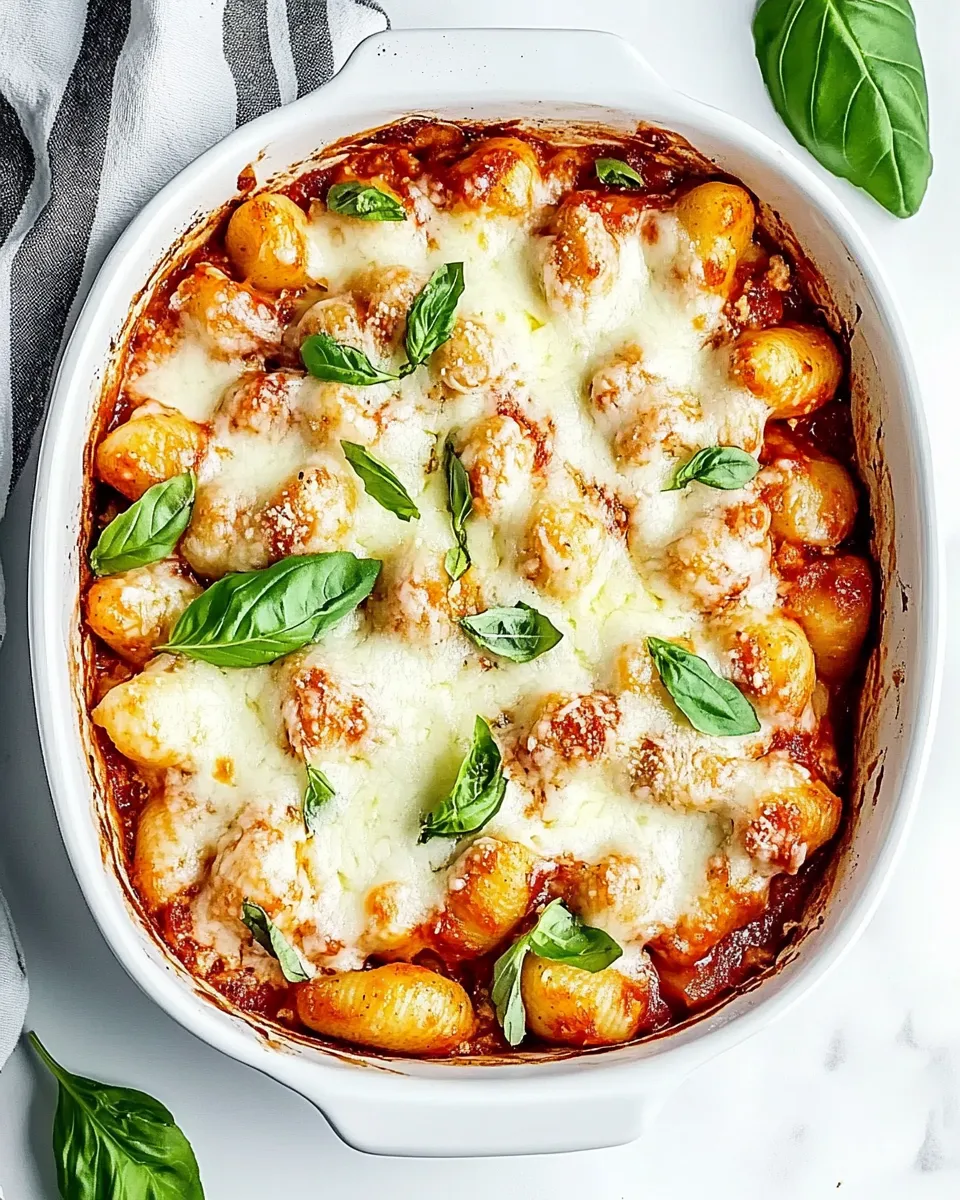 Easy Chicken Parmesan Gnocchi Bake recipe photo