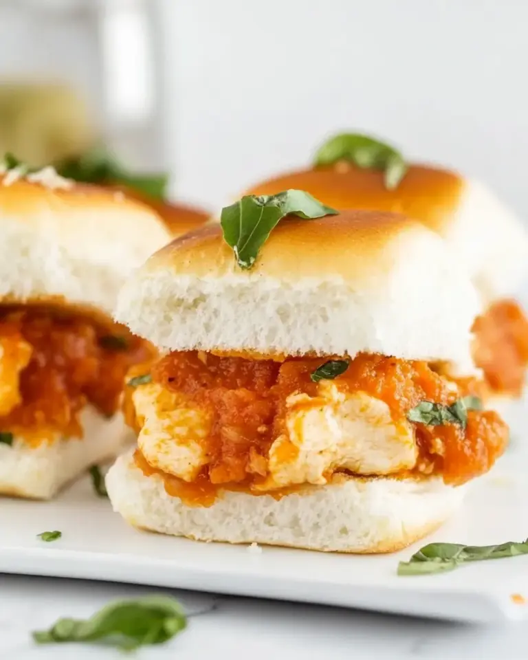 Homemade Chicken Parmesan Sliders photo