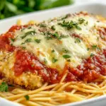 Homemade Chicken Parmesan and Spaghetti Marinara photo