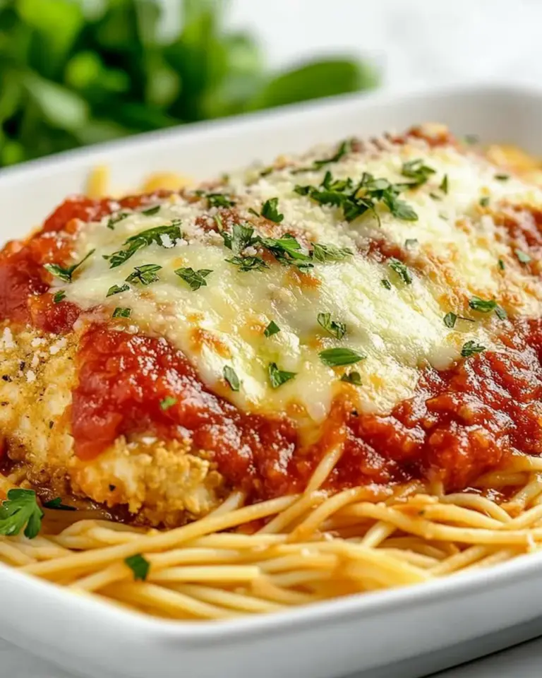 Homemade Chicken Parmesan and Spaghetti Marinara photo
