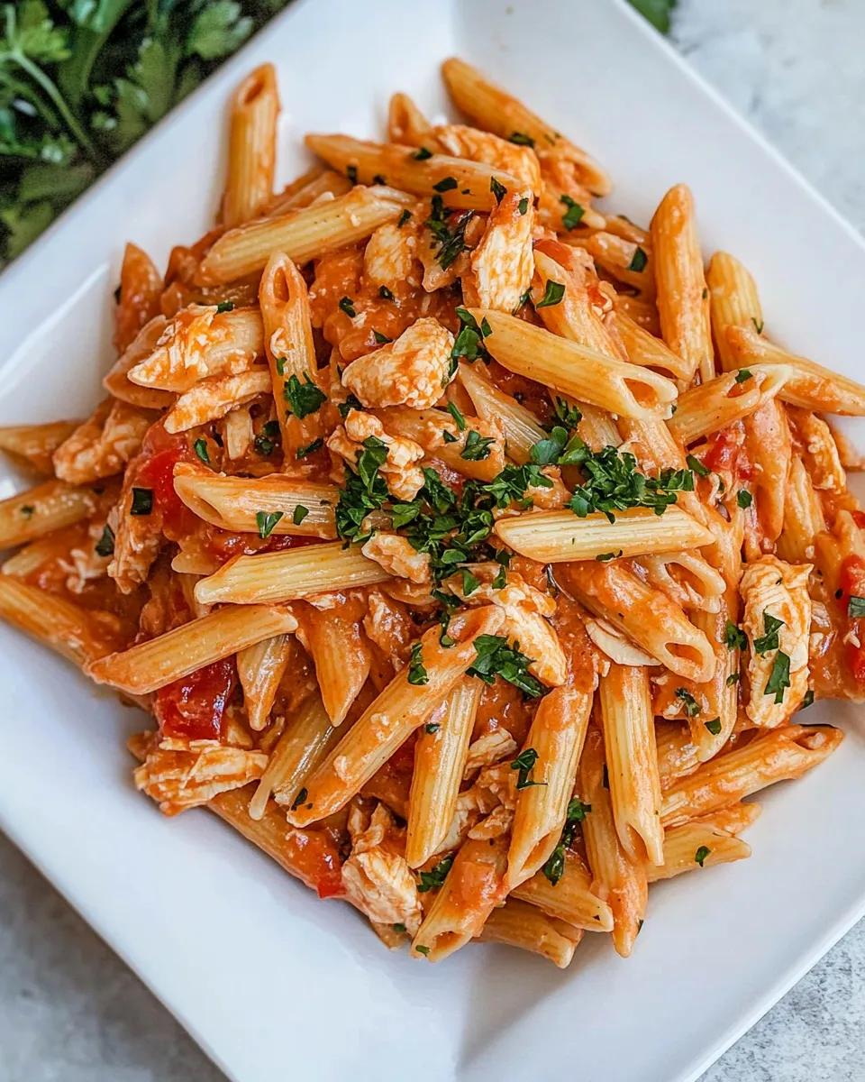 delicious Chicken Penne Pasta (30 minute meal) recipe image