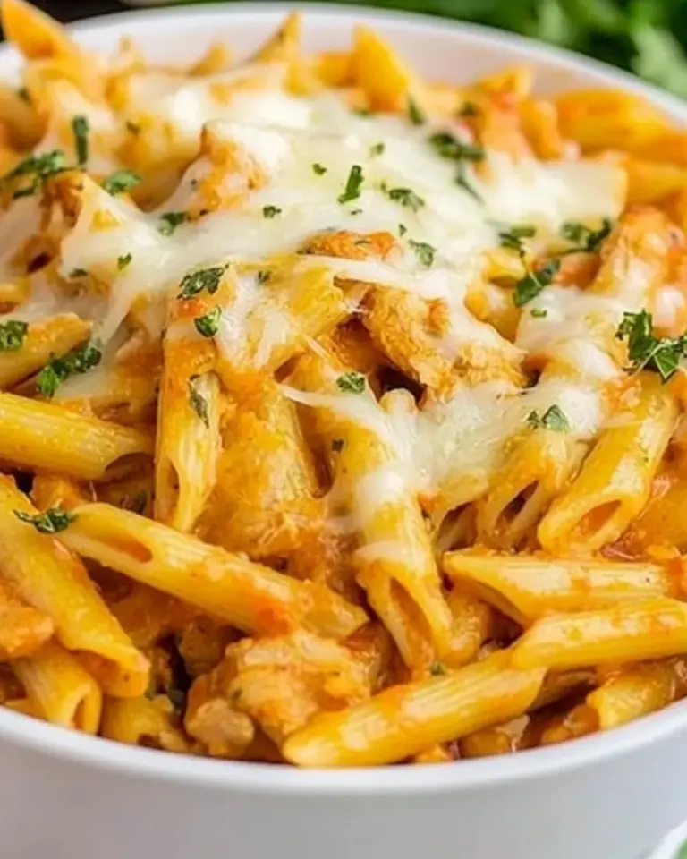 homemade Chicken Penne with Sun-Dried Tomato Sauce photo