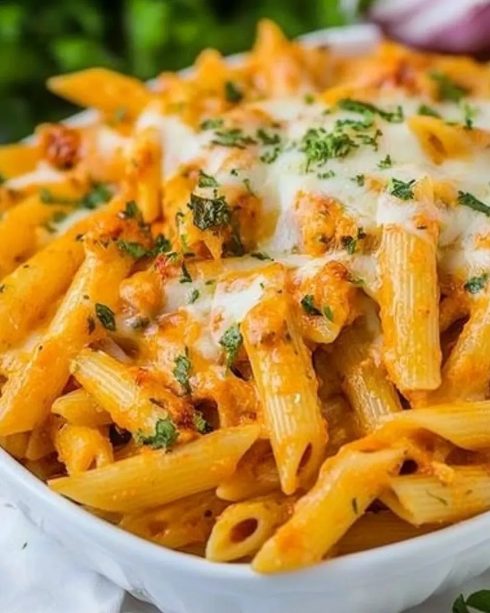 classic Chicken Penne with Sun-Dried Tomato Sauce image