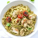 Homemade Chicken Pesto Spaghetti recipe photo