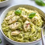 Homemade Chicken Pesto Spaghetti Squash (Paleo, Keto, Whole30) photo