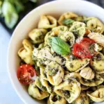 Homemade Chicken Pesto Tortellini photo
