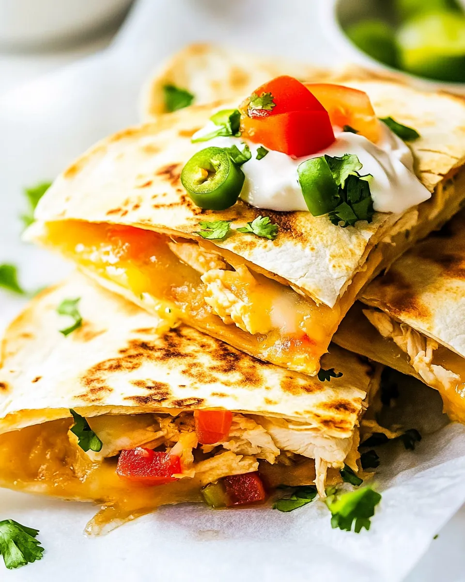 Classic Chicken Quesadillas Recipe image