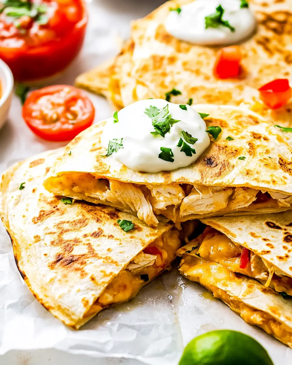 Easy Chicken Quesadillas Recipe picture