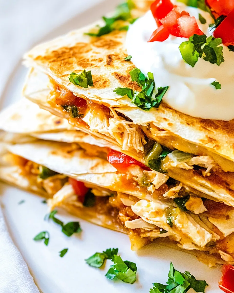 Delicious Chicken Quesadillas Recipe shot