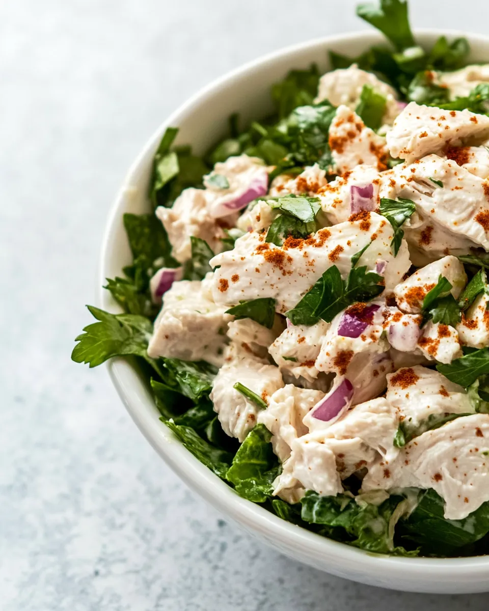 Easy Chicken Salad plate image