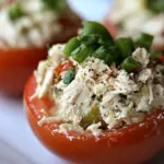 Homemade Chicken Salad Stuffed Tomatoes Recipe photo